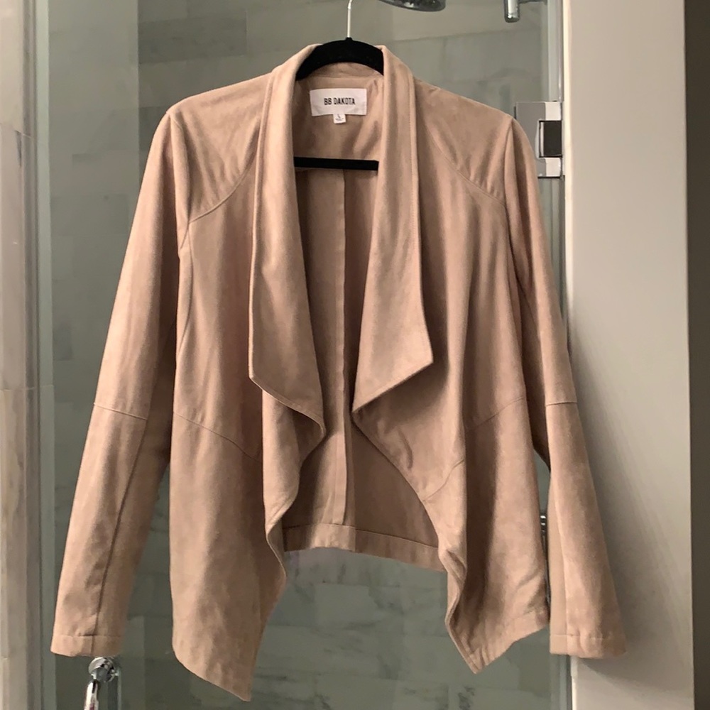BB Dakota Tan Microsuede Jacket